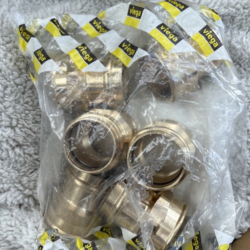 Viega ProPress 79350 1 1/4 x 1 1/4 P x FPT Bronze Adapter  you get all 6