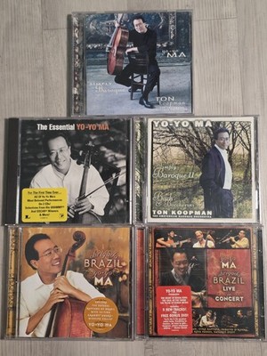 Yo-Yo Ma 5 CD Lot Simply Baroque Essential Obrigado Brazil Classical Cello