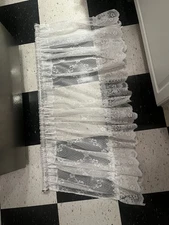 Vintage Lace Valence Curtain set of two