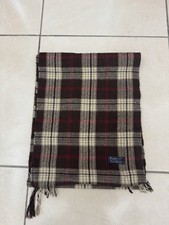 Écharpe Burberry rouge authentique en superbe état