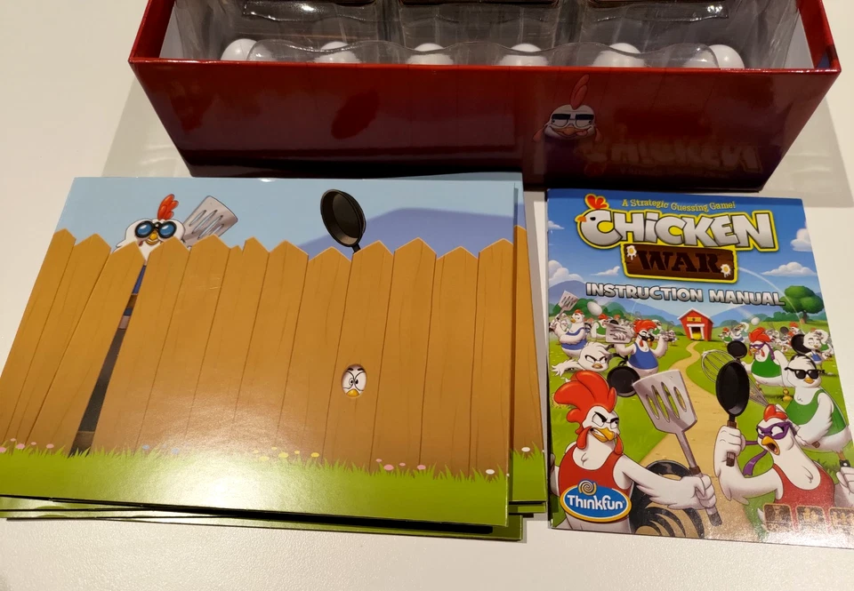 Chicken War A Strategic Guessing Board Game - Thinkfun - COMPLETE - Image 3 of 4
