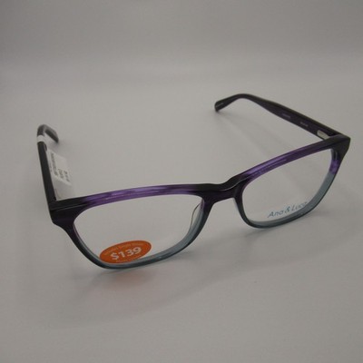 Ana & Luca AL Bella Women's Eyeglass Frames Purple Teal Gradient Full Rim