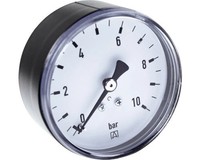 Manometer 0-10 Bar Anschluss 1/4 Zoll Hinten 63 Mm (4 StüCk )