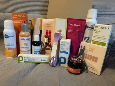 Restposten  Box Kosmetik/Fußpflege Produkte Größe S Nagelzange Ruck Allpresan
