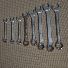 8pc SAE Combination Wrench Set Non-Ratcheting...