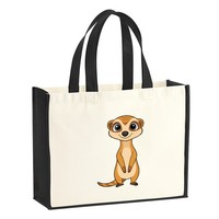 Jutetasche ErdmäNnchen Comic Geschenkidee ErdmäNnchen Geschenk PräSent Mitbrings
