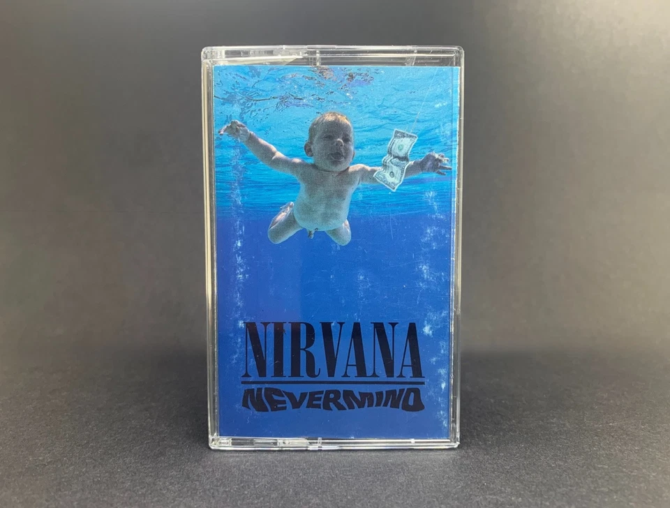 Nirvana NEVERMIND Vintage Cassette GEC24425 **1ST ISSUE  1991** TESTED - Image 3 of 4