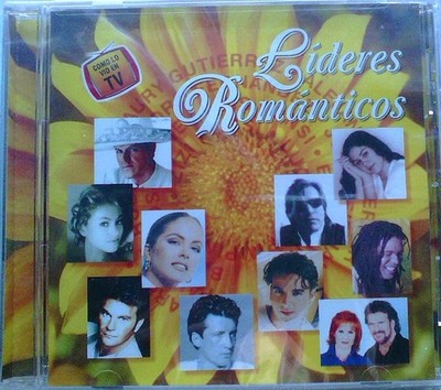 Various - Lideres Romanticos (CD, Comp) (Very Good Plus (VG+)) - [Location_ rswu