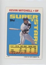1990 Super Star Sticker Back Cards ( 145) Kevin Mitchell Ozzie Smith #17 HOF 0q3
