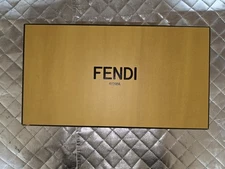 Fendi Roma Authentic Yellow Empty Box Gift Shoe Box Size 14