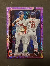 Jose Ramirez / Steven Kwan [Pink Holo Foil] #US26&nbsp;2025 Topps Update 