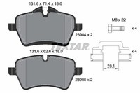 Bremsbelagsatz Scheibenbremse Vorne Textar 2398404 FÜR Mini BremsbelÄGe