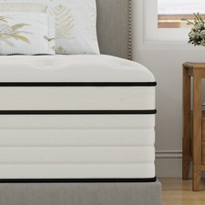 12" 14" Mattress Gel Memory Foam Hybrid Spring Twin Full Queen King Bed in a Box