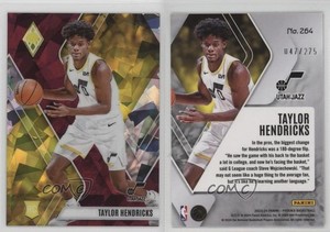 2023-24 Panini Phoenix Rookies Maroon Ice /275 Taylor Hendricks #264 Rookie RC