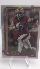 2025 Topps Chrome Football - Nick Bosa Refractor