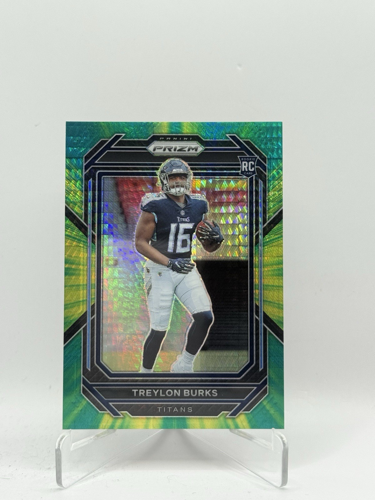 2022 Panini Prizm #313 Treylon Burks Hyper #’d /175 SSP ROOKIE RC