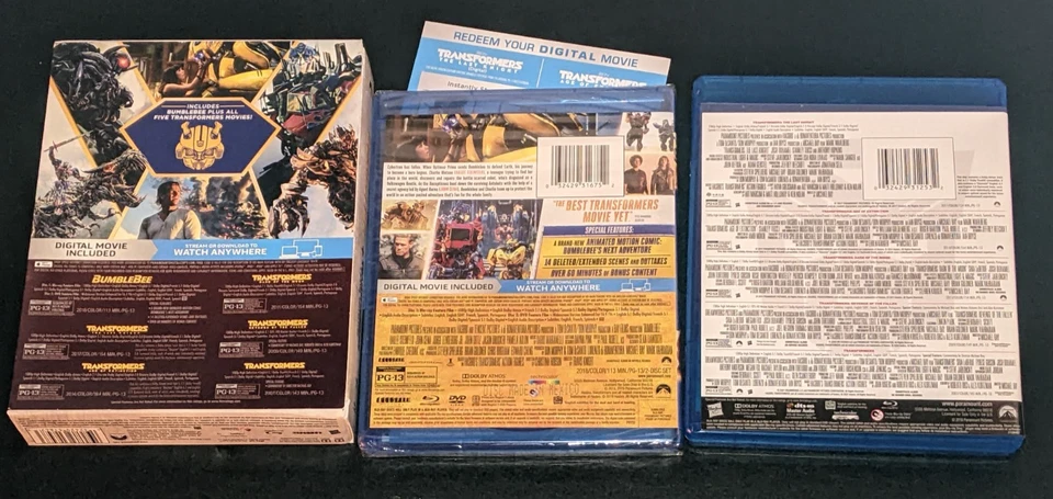Transformers: 5-Movie Collection + Bumblebee (Blu-ray) - Image 2 of 4