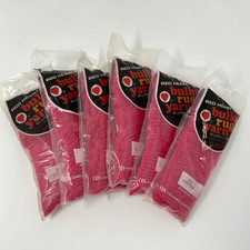 Red Heart Bulky Rug Yarn Latch Hook  628 Dark Pink  320 Pieces  Lot of 6