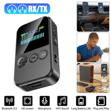 2 in 1 Bluetooth 5.4 Audio Receiver & Transmitter 3.5mm Jack Wireless Adapter