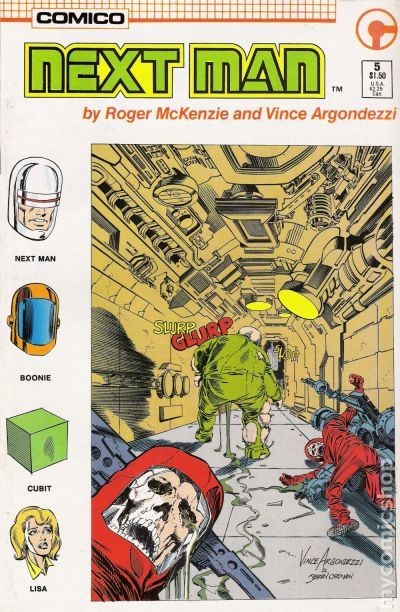 Next Man #5 VG 1985 Stock Image Low Grade