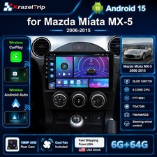 9 Android 15 Gps Navi For Mazda Miata Mx-5 2006-2015 Car Radio Carplay Stereo