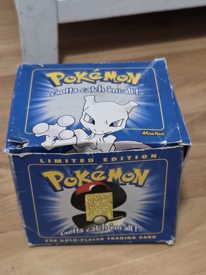 burger king pokemon gold cards blue box vs red box Charizard Burger King Mewtwo Blue Pokemon