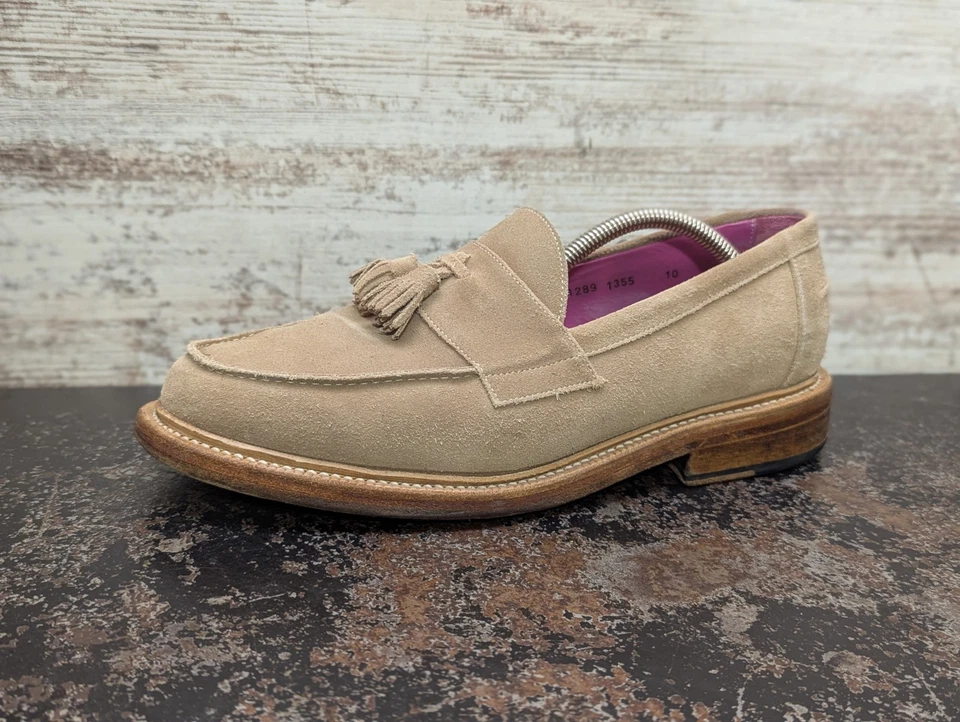 Blackstock & Weber Clásico Tassel Loafers Sz 10 Used Suede Classic Casual - Image 3 of 4