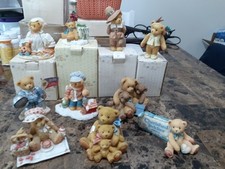 CHERISHED TEDDIES BEARS LOT 10 ORIGINAL FIGURINES GOOD FOR COLLECTION 4 IN BOX