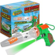 Nature Bound: Bug Vacuum - Insect Catcher Toy Device, LED Laser Light, Suction