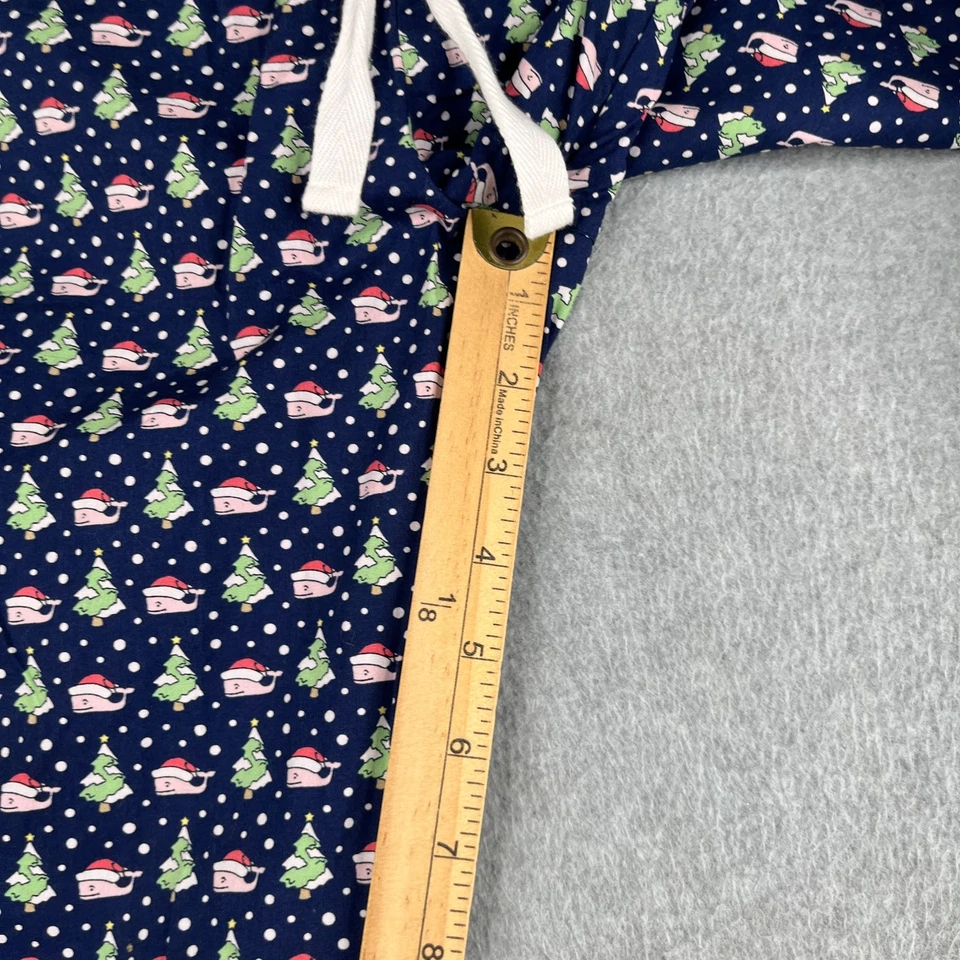 Pantalones de salón Vineyard Vines azul marino Navidad ballena árbol nieve dibujo cuerda para hombre Foto 3 de 4
