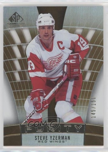 Steve Yzerman #P-50 2021 SP Game Used Purity card