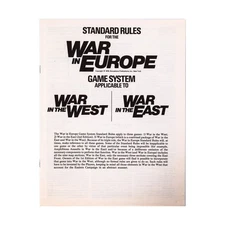 SPI WWII Boxed Game War in Europe - Standard Rules Only! VG+