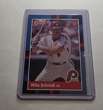 1988 Donruss - Mike Schmidt #330 Solid Blue Upper Right Corner
