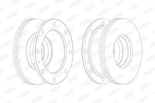 Beral BCR106A Brake Disc for Iveco