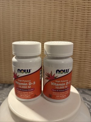 NOW Foods Vitamin D-3 10,000 IU 240-Softgels
