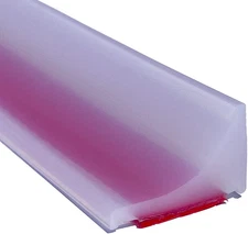 39 Inch Shower Threshold Water Dam Barrier,Silicone Shower Door Bottom Seal for