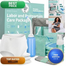 Mama Wish Postpartum Essentials Kit Peri Bottle, Witch Hazel More