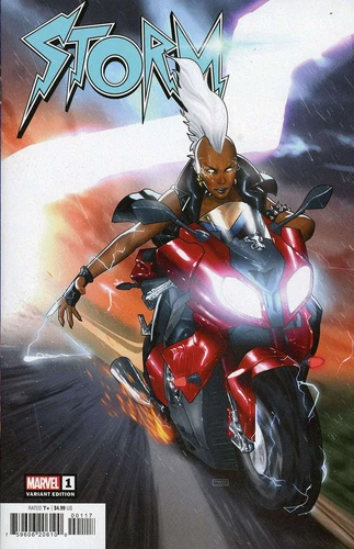 Storm (4th Series) #1E VF/NM; Marvel | 1:25 Variant Mohawk Motorcycle X-Men Spin
