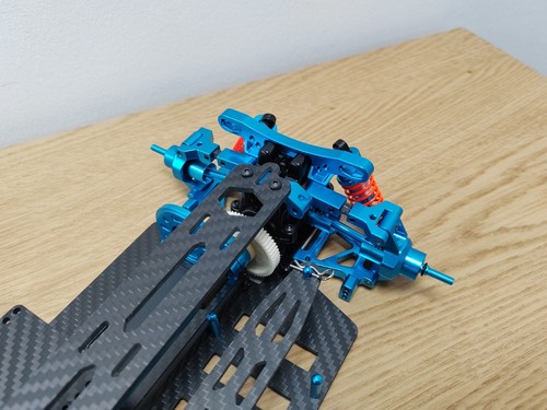 1/10 Alloy Upgrade RC Chassis for Tamiya TT02 Shaft Drive Touring Car Frame Kit - Picture 3 of 7