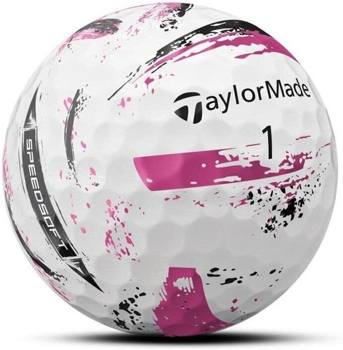 2 Dozen TaylorMade SpeedSoft Ink Golf Balls, Multi Color - Picture 5 of 5