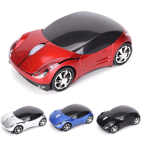 Car Model Wireless Optical Mouse Ferrari Shaped Mause Game 1600DPI for PC Lap Uc - Picture 9 of 13