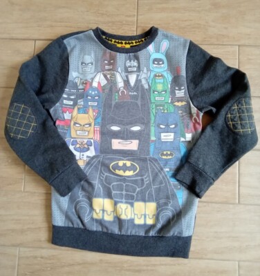 Boys Lego Batman Movie Fleece Sweatshirt Age Tu Graphic Print