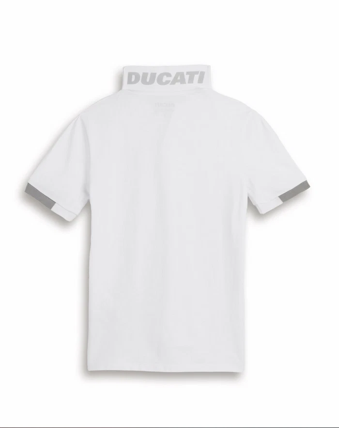 Ducaatii SMART 2.0 POLO SHIRT WHITE , Ducaatii Merch, Gift for Fan