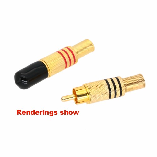 10pcs Rubber Protective case Cover Dust Caps Fits for RCA PHONO Plug Connector - Picture 2 of 2