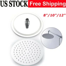 Shower Head High Pressure Waterfall Bathroom Showerhead Chrome Stainless Steel