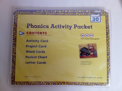 Phonics Activity Packet 30 ig,at,en Short Vowel Phonograms Grade 1
