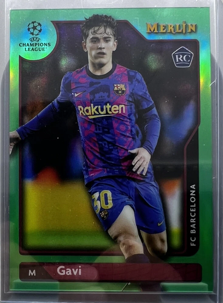 ガビ/Gavi】2021-22 Topps UEFA Champions League Japan Edition Green