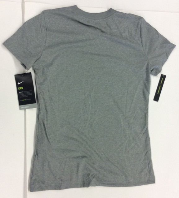 Nike Womens Dri-fit Legend Tee Crew Aq3210-063 Dark Gray | Black XS for sale online | eBay