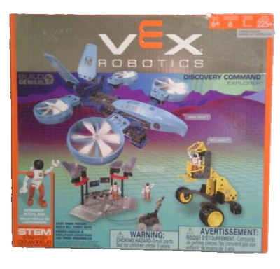 Vex Robotics Discovery Command Explorer - 3 Sets - 225+ Total Pcs Age 6+