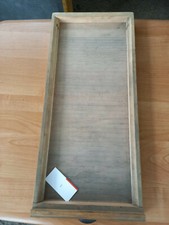 stara drewniana szuflada do drukarki z uchwytem jako dekoracja w stylu vintage shabby nr 8